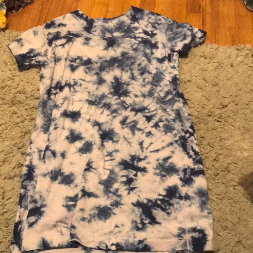 Tye diy T shirt dress